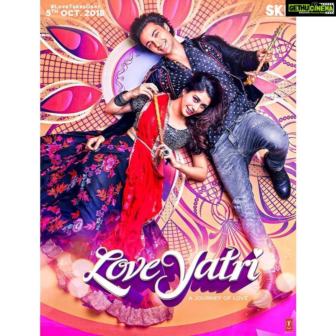 Warina Hussain Instagram - Be a part of this amazing journey of Love with #Loveyatri! #LoveTakesOver Link in the bio. @beingsalmankhan @skfilmsofficial @aaysharma @abhiraj88 @tseries.official