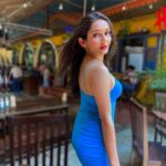 Kritika Sharma, pretty, blue dress, hindi actress