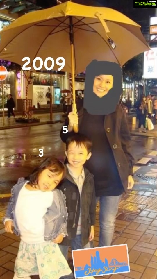 Aaron Aziz Instagram - Masya Allah Tabarakallah Alhamdulilah Found this pic when we were in HK for the second time (before we started visiting HK every year after that 😅) Dahlia was in my tummy. I was probably in my 4-5th month. ❤️ Masya Allah. Missing my children a little tad too much today. May Allah swt always protect them Ameen 🥹🙏🏽🤲🏽