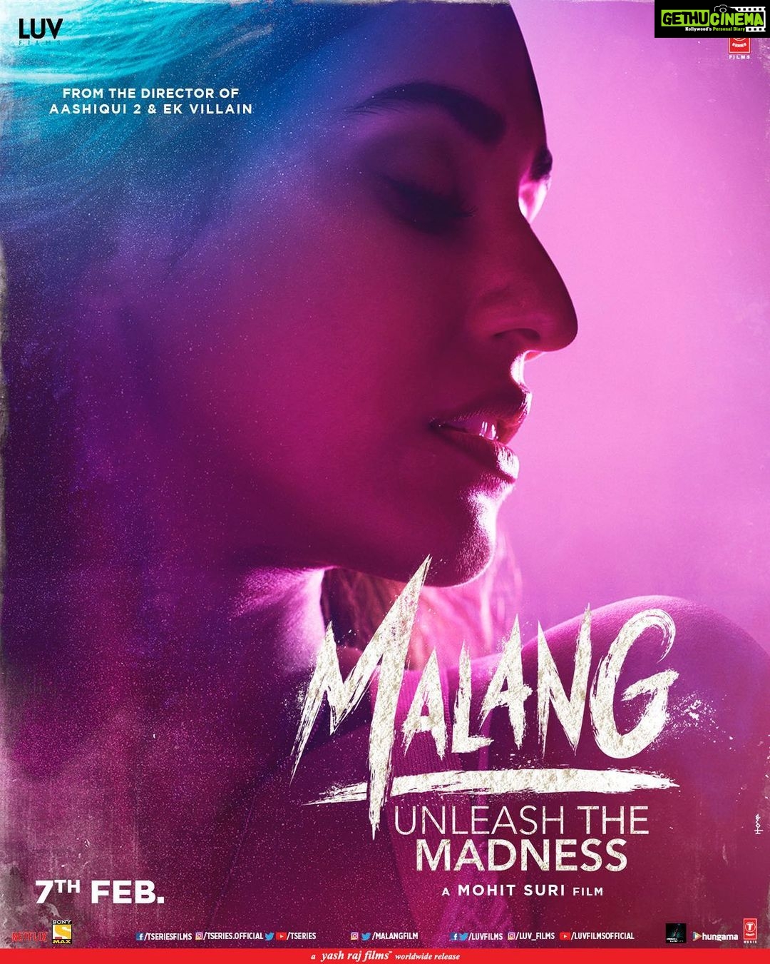 Aditya Roy Kapur Instagram - In love...living life from one high to another. #MalangFirstLook Trailer unveils on 6th Jan! @anilskapoor @dishapatani @khemster2 @mohitsuri @malangfilm #LuvRanjan @gargankur82 @bhushankumar @jayshewakramani @luv_films @tseries.official @tseriesfilms