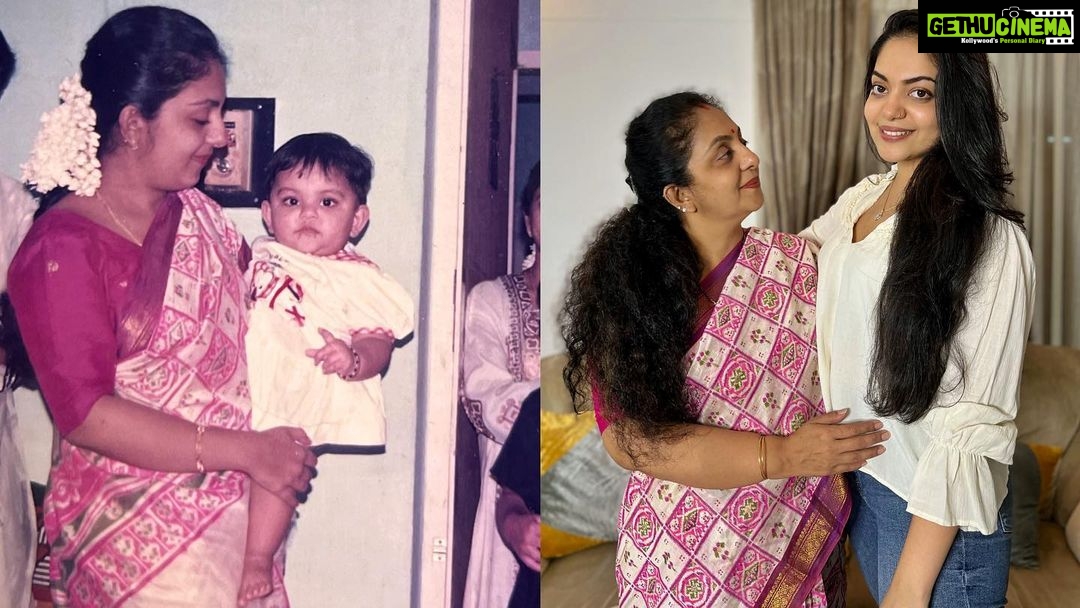 Ahana Kumar Instagram - And that’s what turning 27 looked like 💕 So let me explain. For some reason , the number 27 sounded rather uninteresting to me. Like I found 25 exciting. But 27 sounded meh. Like a random number. So , to make myself feel excited .. I decided that I’ll have the same Cake which I cut for my 1st Birthday , as the cake that I will be cutting for my 27th Birthday. And this little thing was enough for me to feel quite excited and look forward to the day. Honestly , I had only planned the cake. But my mother took the brief rather seriously and wore the same saree she wore on my 1st birthday 🥹🙈 and found a very very similar shirt for my dad too. So basically , on my 27th birthday , me and my family played dress-up and recreated few nice memories from 27 years ago. My sisters thankfully didn’t have to tag along , for obvious reasons. 😉 So that’s my happy , simple , beautiful birthday. Thankyou ALL of you for so so so so so many beautiful wishes. It just made my day so much more wholesome. I have tried my best to reply to each one of you. But in case I missed out on any of your messages , I’m sorry and do consider this as a hug from me to you as a little Thankyou 🤗 This cake has been one of the tastiest cakes I’ve had in so long. I secretly wished that the cake should taste like those good old cakes you had as a child. And it actually did. Thankyou @mias.cupcakery for joining in with all my cake ideas and for making sure that the cake resembled my older cake to the T. The care you always take is just so heart-warming. I’m going to remember this cutoooos cake for a long long long time. And of course , it’s heavenly taste. ❣️ Made a video for the channel , documenting my birthday and some thoughts. It’s called “27th Birthday Note” and it’s now up on the Channel. Link in Bio and Story 💕 Okay bye and Thankyou Universe. You are kind. 😘 #ThisDayWasACoreMemory 💫