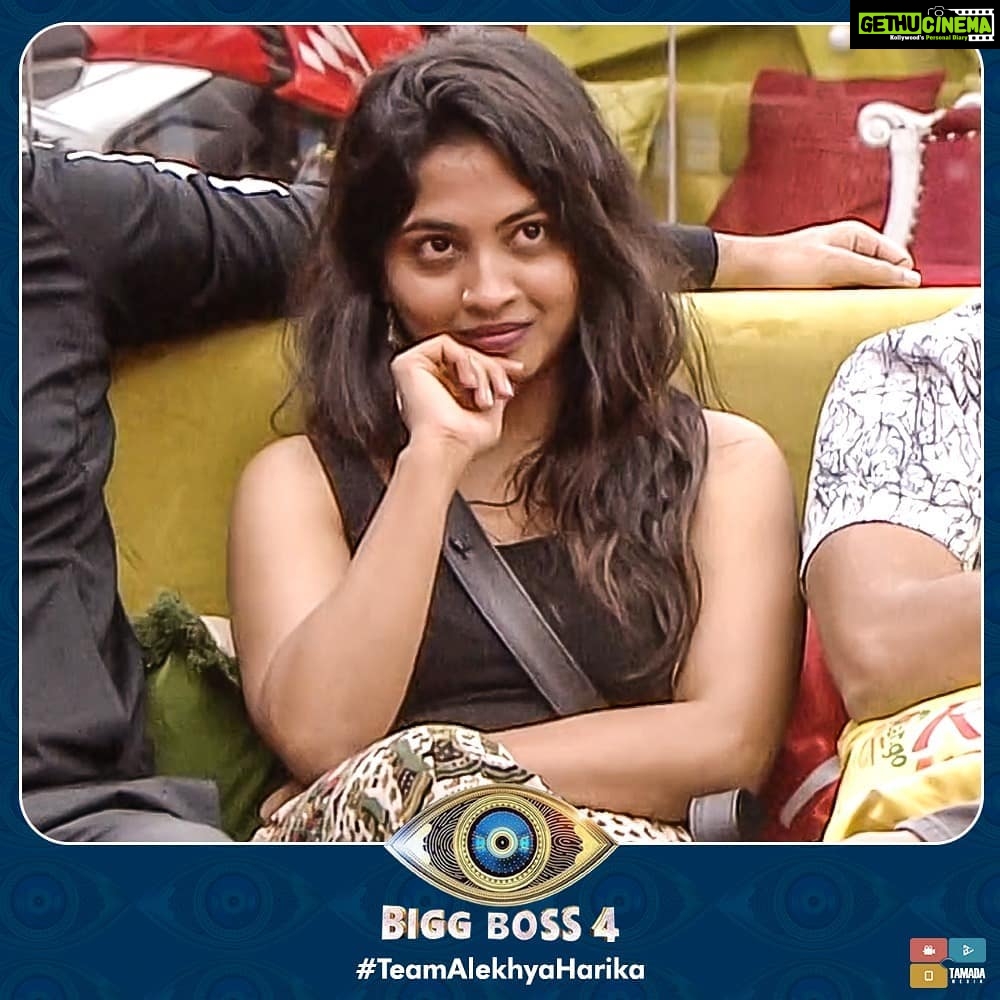 Alekhya Harika Instagram - #SupportHarika She needs all your love & support♥️ #TeamAlekhyaHarika Login on to Disney + Hotstar App & cast your 10 votes for #alekhyaharika also you can give 10 free missedcalls daily to 8886658208 #biggboss4telugu #biggboss4 #biggbosstelugu4 #tamadamedia #wirally