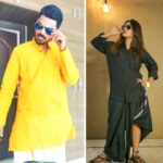 Alekhya Harika Instagram - Like Brother , like sister 💛🖤 All that i can thank for is first time ni life lo naku videos tiyaniki help chesinav so ya muahh 💋 @vamshi_karthik #brothersdayspecial