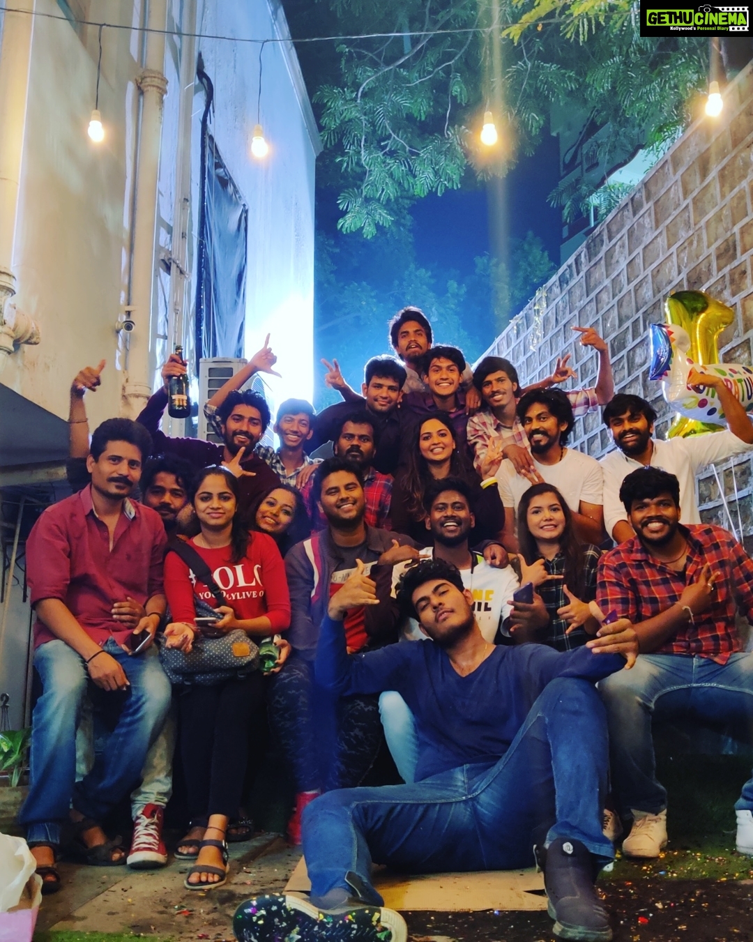 Alekhya Harika Instagram - Major support system in my life ,people behind "DHETHADI "to get that 1 million number 💗💗 (And challa mandi miss aiyaru picture lo) Tamada Media