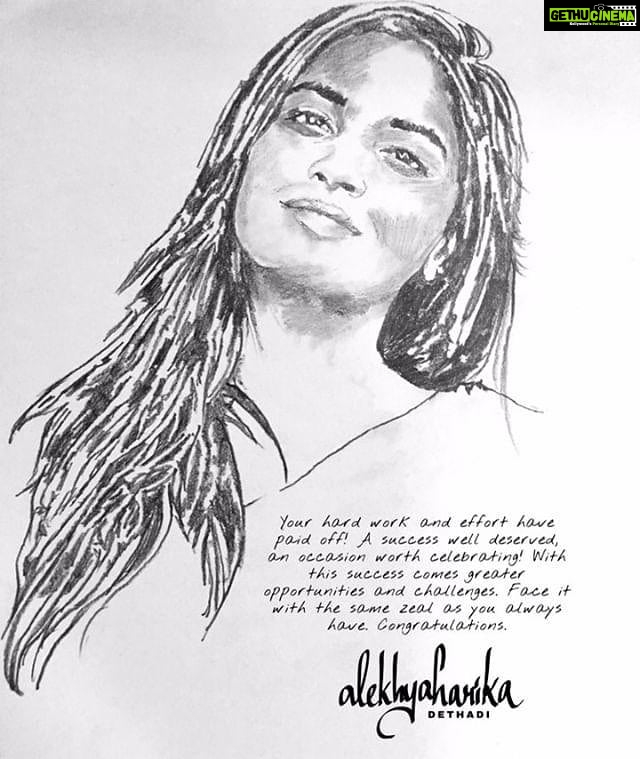 Alekhya Harika Instagram - Thank you so much Its just amazing 🤩 @the_aarrttiisstt