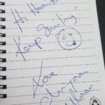 Alekhya Harika Instagram - The one and only CHIYAAN @the_real_chiyaan 😎 thank you so much for this autograph sir, it was an amazing experience 🤩 such a sweetheart and dedicated person learnt alot from vikram sir 🙂🙏a true inspiration 🤟 Chinnu punnu surprise will let you guys know about it soon😉 #staytuned