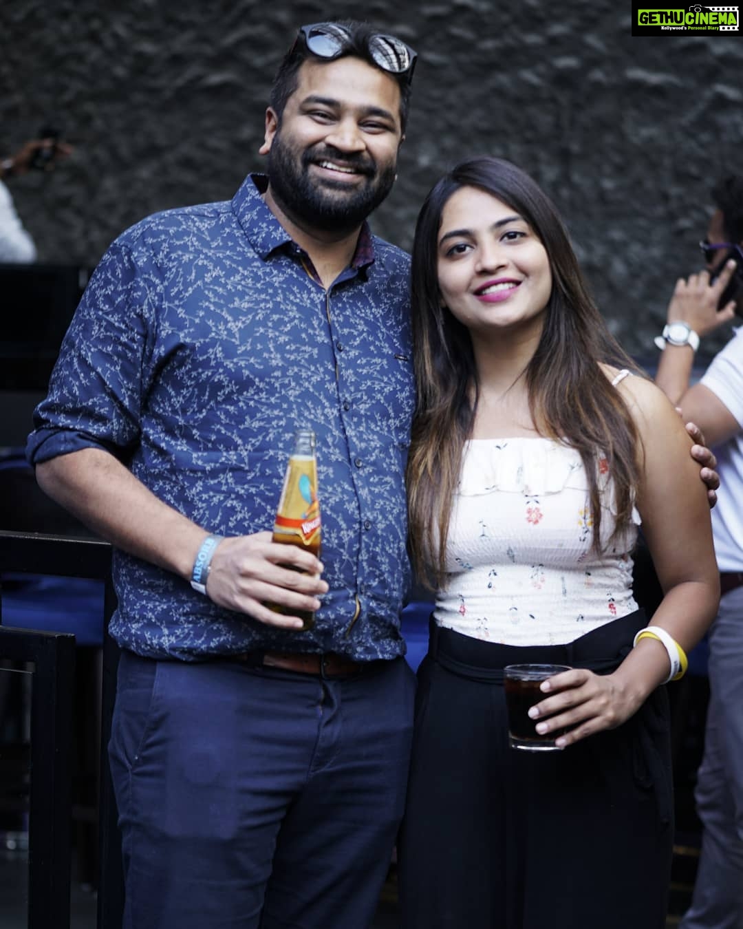 Alekhya Harika Instagram - Wuhuu finally got a proper picture with my super cool boss🤩 @rahultamada the most energetic person i have ever met😋😉 #hashify #tamadamedia