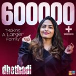 Alekhya Harika Instagram - Wuhuu thank you guys....its 6lakh subscriber's.... Thank you so muchh🤩🤩 lets hit million soon WORK HARD, HAVE FUN ,MAKE HISTORY Dipri dipri @tamadamedia