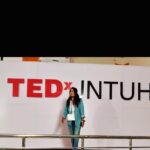 Alekhya Harika Instagram - That was a great set guys❤ #tedx#jntuh#signingoff