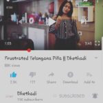 Alekhya Harika Instagram - Three days 11k subscribers thank you guys😋#dethadi😂