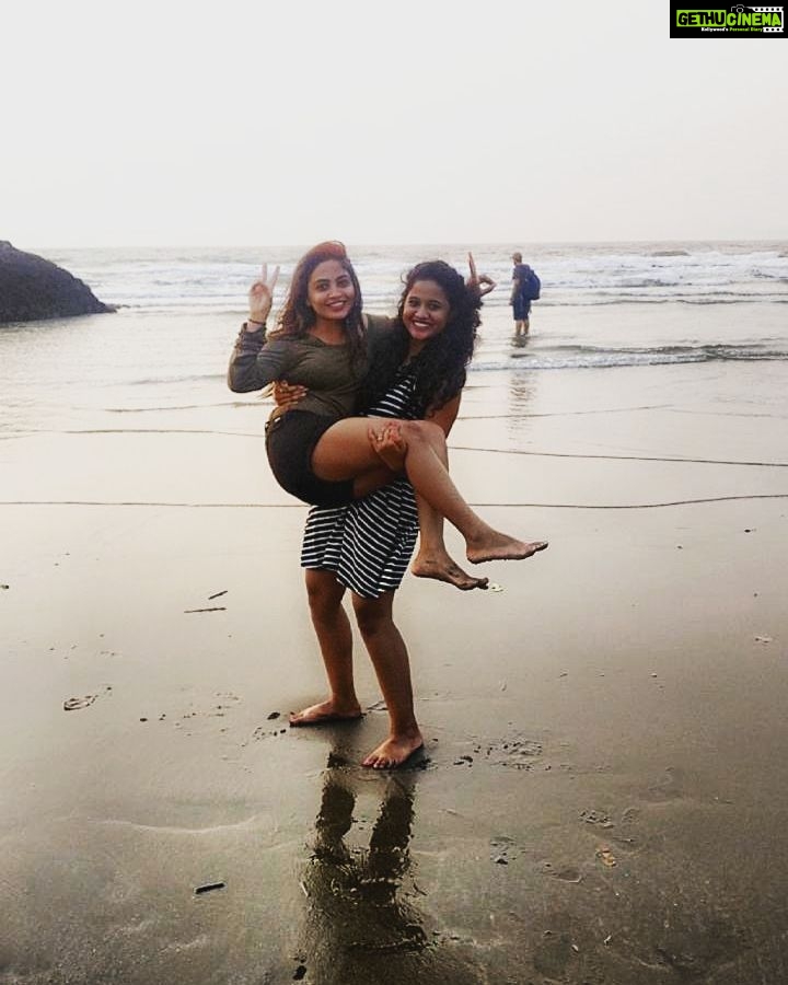 Alekhya Harika Instagram - "All the pictures & crazy times😋 , sister in heart👭 and partner in crime😎" Forever💋@drama_queen.21 ❤ Goa