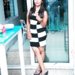 Alekhya Harika Instagram - No colour will be ever brighter for me than 'BLACK' and 'WHITE' 😍😘 TiKi Shack - Rooftop Bar