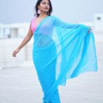 Alekhya Harika Instagram - Nothing But Blue 💙 Designed by : @jyothip2121 📸 @atchuth_varma Accessories: @anyas_2020