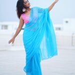 Alekhya Harika Instagram - Nothing But Blue 💙 Designed by : @jyothip2121 📸 @atchuth_varma Accessories: @anyas_2020