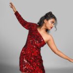 Alekhya Harika Instagram - Designed by: @naga.ashish Outfit : @sowbhagyamatchings 📸 @dronika26 MUA : @nandini_makeoverartistry Edit : @durgasai_v Arka Images - School of Photography
