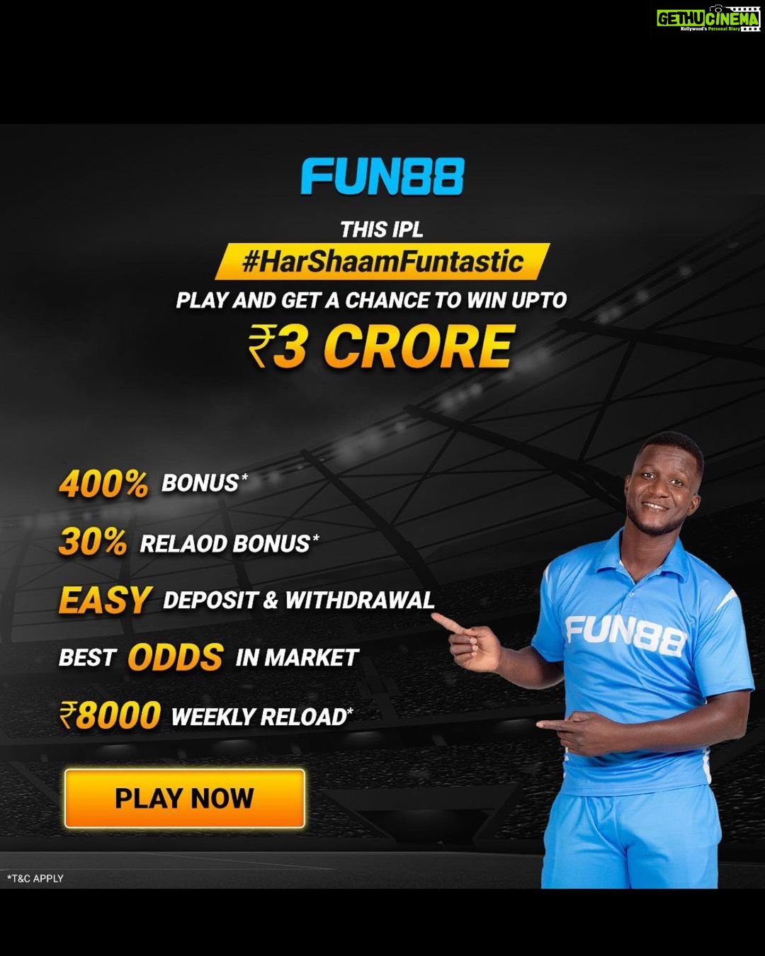Alekhya Harika Instagram - This IPL season play on Fun88 and make it a season to remember with lots of offers, bonus & rewards! Make your #harshaamfuntastic . Get 400% welcome bonus for new user. Predict on double match today and win upto ₹3Crore* Match-1: KKR vs Gujarat & Match-2: RCB vs Sunrisers Hyderabad Who do you think will win? Predict now on Fun88 @fun88indiaofficial @fun88indiasportsbook #fun88 #ipl2022 #indiancricket #ipl #iplauction2022 #indianpremierleague #tataipl #csk #kkr #mumbaiindians #pbks #delhicapitals #lucknowsupergiants #gujrattitans #rajasthanroyals #sunrisershyderabad #chennaisuperkings #viratkohli #rcb #offers #contestalert #offers #msdhoni #shreyasiyer #sirjadeja #russel #djbravo #t20cricket