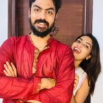 Alekhya Harika Instagram - Hey handsome hey handsome ❤️🤩 In love with @theindianpeacock collection for men! My brother @vamshi_karthik looks perfect! 🥰 It is honest and fresh, choose sustainable fashion this summer! Check them out at www.indianpeacock.com