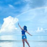 Alekhya Harika Instagram - I swear not edited no filter thats how the nature and Beach here is 📸 @kirrakseetha Kalapathar Beach, Havelock Islands.