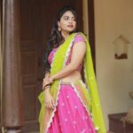 Alekhya Harika Instagram - Designer : @kadhambari_studio Styled by : @style_up_with_srushti 📸 @naveen_iris_photography