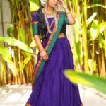 Alekhya Harika Instagram - Happy mahashivratri 🕉 Outfit: @navyasri_mandava Location: @aahwanam_convention Jewelry: @shubampearls Mua: @masarathmakeupartist Fabric: @meghanamatchingsgwk Pic Edits : @durgasai_v