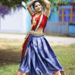 Alekhya Harika Instagram - Vijayadashami Subhakankshalu FAM ❤ Outfit: @navyasri_mandava Styling: @style_up_with_srushti Mua: @masarathmakeupartist Jewelry: @shubampearls Click by: @lmflares_rohitmanne Location: @odn_thestudio