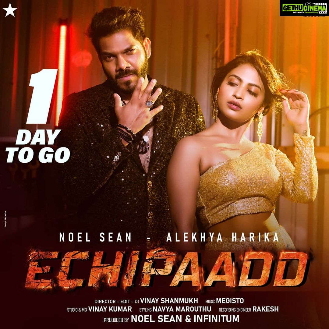 Alekhya Harika Instagram - 1 Day to Go....❤ #echipaadd @mr.noelsean