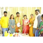 Alekhya Harika Instagram - I’m very happy and honored to be a part of this special occasion. "Telangana Tourism chairman" Srinivas garu and swapna gariki Happie Anniversary💐