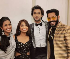 Alekhya Harika Instagram - There we go a pic with my 
Professor the winner 🏆❤
"4 Musketeers" ❤🥰