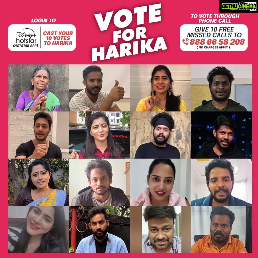 Alekhya Harika Instagram - Mee prathi oka vote ki...Mana harika ni oka step mundhuku teskoni velthundi.. Please #VoteForHarika🗳 #LetsDoThisFam💪 #queenoftasks #ladybiggboss Go to Disney+Hotstar App 1. Type BiggBoss Telugu 2. Click on Vote 3. Tap on Harika's profile (10 times) #alekhyaharika Give a Missed Call to 888 66 58 208 (Limit 10 Missed Calls per day) #GoGirl #girlpower #WeAreWithYouHarika #wesupportharika #alekhyaharika #biggbosstelugu4