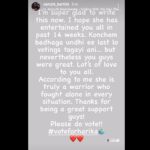 Alekhya Harika Instagram - @vamshi_karthik ❤ Please #VoteForHarika🗳 #LetsDoThisFam💪 #queenoftasks #ladybiggboss Go to Disney+Hotstar App 1. Type BiggBoss Telugu 2. Click on Vote 3. Tap on Harika's profile (10 times) #alekhyaharika Give a Missed Call to 888 66 58 208 (Limit 10 Missed Calls per day) #GoGirl #girlpower #WeAreWithYouHarika #wesupportharika #alekhyaharika #biggbosstelugu4