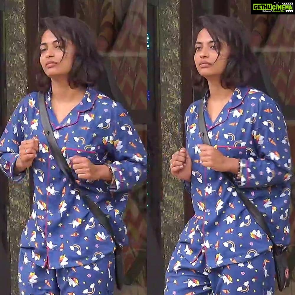 Alekhya Harika Instagram - Good Morning People🤗 - #TeamAlekhyaHarika Night Dress by : @snoozeandnapofficial 💙 Please #VoteForHarika🗳 #LetsDoThisFam💪 Go to Disney+Hotstar App 1. Type BiggBoss Telugu 2. Click on Vote 3. Tap on Harika's profile (10 times) #alekhyaharika Give a Missed Call to 888 66 58 208 (Limit 10 Missed Calls per day) #GoGirl #girlpower #queenoftasks #harikasroadtofinale #WeAreWithYouHarika #wesupportharika #alekhyaharika #biggbosstelugu4