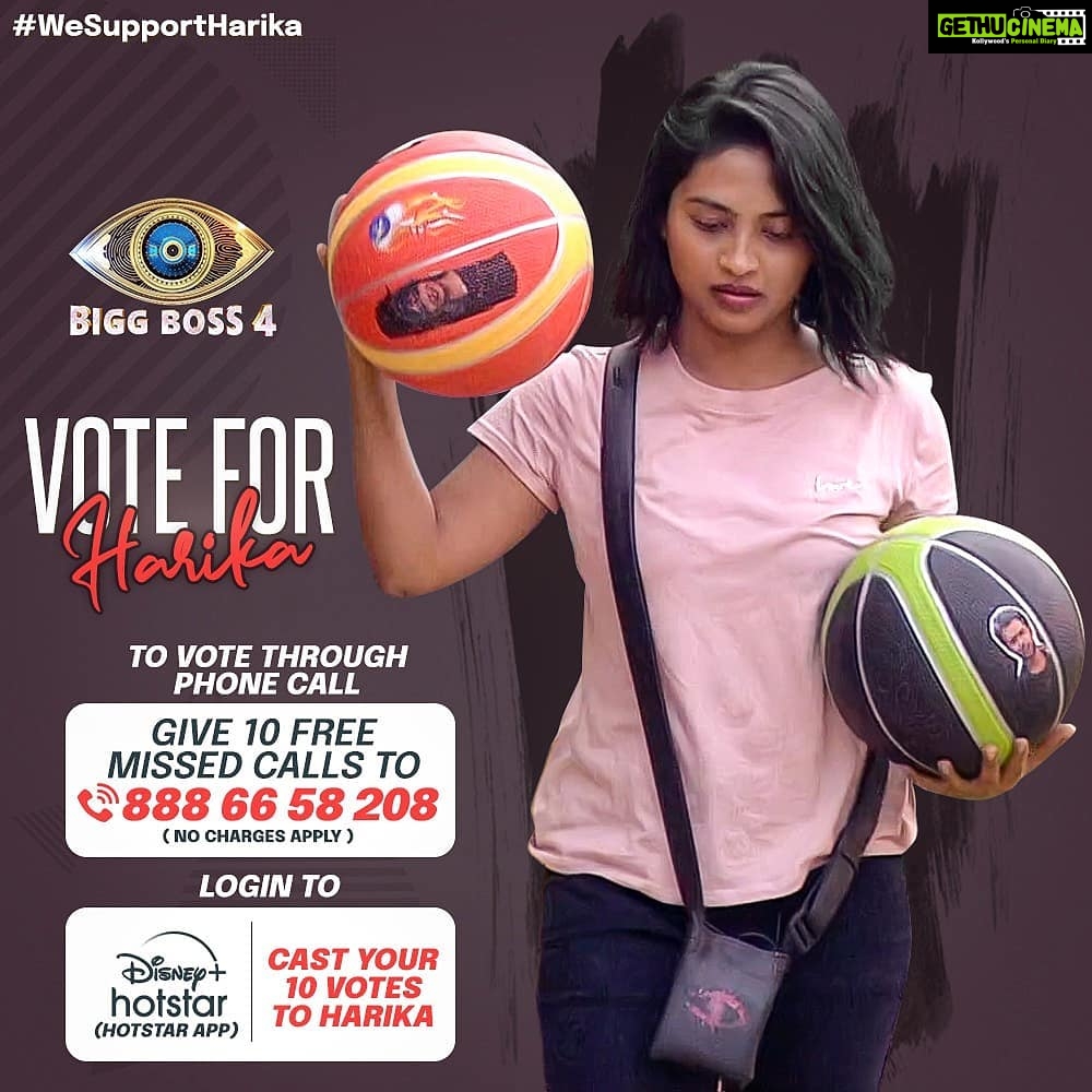 Alekhya Harika Instagram - Let’s hit a goal with our votes and save her this week!💪❤ #LetsDoThisFam💪 Votings are open 🗳️ Go to Disney+Hotstar App 1. Type BiggBoss Telugu 2. Click on Vote 3. Tap on Harika's profile (10 times) #alekhyaharika Give a Missed Call to 888 66 58 208 (Limit 10 Missed Calls per day) . Outfit by: @navya.marouthu #wesupportharika #TeamAlekhyaHarika #BiggBoss4Telugu #biggbosstelugu4 #biggboss4