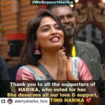 Alekhya Harika Instagram - Thankyou so much for all your love❤❤ #Repost @alekhyaharika_fans • • • • • • Thank you one & all who voted for HARIKA 💖 . @alekhyaharika_ @dhethadiofficial Keep supporting harika💞 . #alekhyaharika #Harika #TeamAlekhyaHarika #weloveharika #WeSupportAlekhyaHarika #WeSupportHarika #SupportHarika #biggbosstelugu4 #starmaa #biggboss #biggboss4telugu #biggbosstelugu