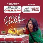 Alekhya Harika Instagram - Few more hours to go🤳 #LetsDoThisFam 💪 Please #VoteForHarika Go to Disney+Hotstar App 1. Type BiggBoss Telugu 2. Click on Vote 3. Tap on Harika's profile (10 times) #alekhyaharika Give a Missed Call to 888 66 58 208 (Limit 10 Missed Calls per day) #TeamAlekhyaHarika #wesupportharika #WeLoveHarika #BiggBoss4Telugu #biggbosstelugu4 #biggboss4