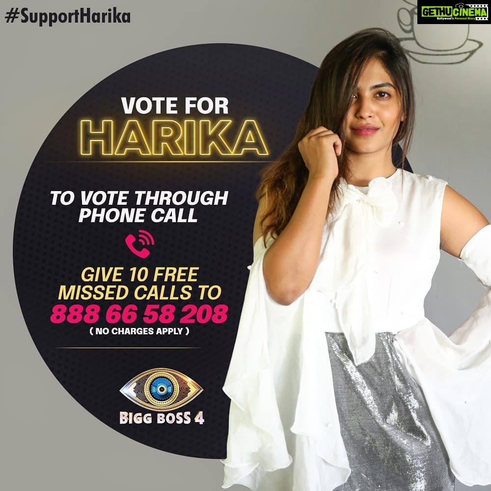 Alekhya Harika Instagram - Calls kuda mukhyam biguluuu☎️ Please Give a Missed Call to 888 66 58 208 (Limit 10 Missed Calls per day). #wesupportharika 💪❤ Go to Disney+Hotstar App 1. Type BiggBoss Telugu 2. Click on Vote 3. Tap on Harika's profile (10 times) #alekhyaharika #WeLoveHarika #TeamAlekhyaHarika #BiggBoss4Telugu #biggbosstelugu