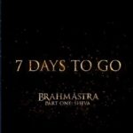 Alia Bhatt Instagram - 7 DAYS TO GO! Ticket bookings open tomorrow🔥🔥🔥 Brahmāstra releasing 09.09.2022💥