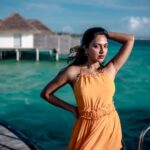 Amala Paul Instagram - Golden hour glow. Make a wish. ✨ @pickyourtrail @sunsiyamiruveli @sunsiyamresorts #beachbum #beachesbecray #maldives #holiday #beachholidays #beach #travel #summer #sea #nature #photography #sunset #love #beachlife #ocean #sun #photooftheday #instagood #beautiful #vacation #travelphotography #beachvibes #travelgram #waves #photo #sand #fashion #naturephotography #surf #amalapaul Sun Siyam Iru Veli