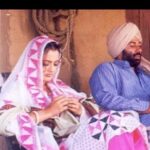 Ameesha Patel Instagram - A special throw back picture from the sets of GADAR 1 to wish my TARA SINGH @iamsunnydeol a v v v happppppy badly ..Who knew then that we were working on a film that was going to create cinematic history… and 20 yrs later again be on set for GADAR 2 ….. lots of love always 💖💖💖