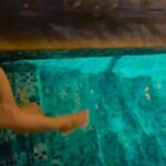 Ameesha Patel Instagram - DELHI … nothing like a dip in the warm pool minus the sunshine 💚💚💚💚💚💚💚eternal water baby 💙💙💖💙