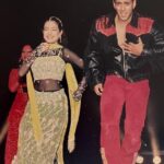 Ameesha Patel Instagram - And so the next THROWBACK WEEKENDS picture .. @beingsalmankhan n me .. my 1st WORLD TOUR -this was our performance in NEWYORK …n super cool @beingsalmankhan got a super cool new trendsetting hair look .. with the blond streaks n the rockstar spikes especially For the tour .. we toured the United States n Canada for 50 days non stop .. was exhausting but super exhilarating and a blast 💥we danced on all our hit songs of our film together “YEH HAIN JALWA” .. 💖🧿