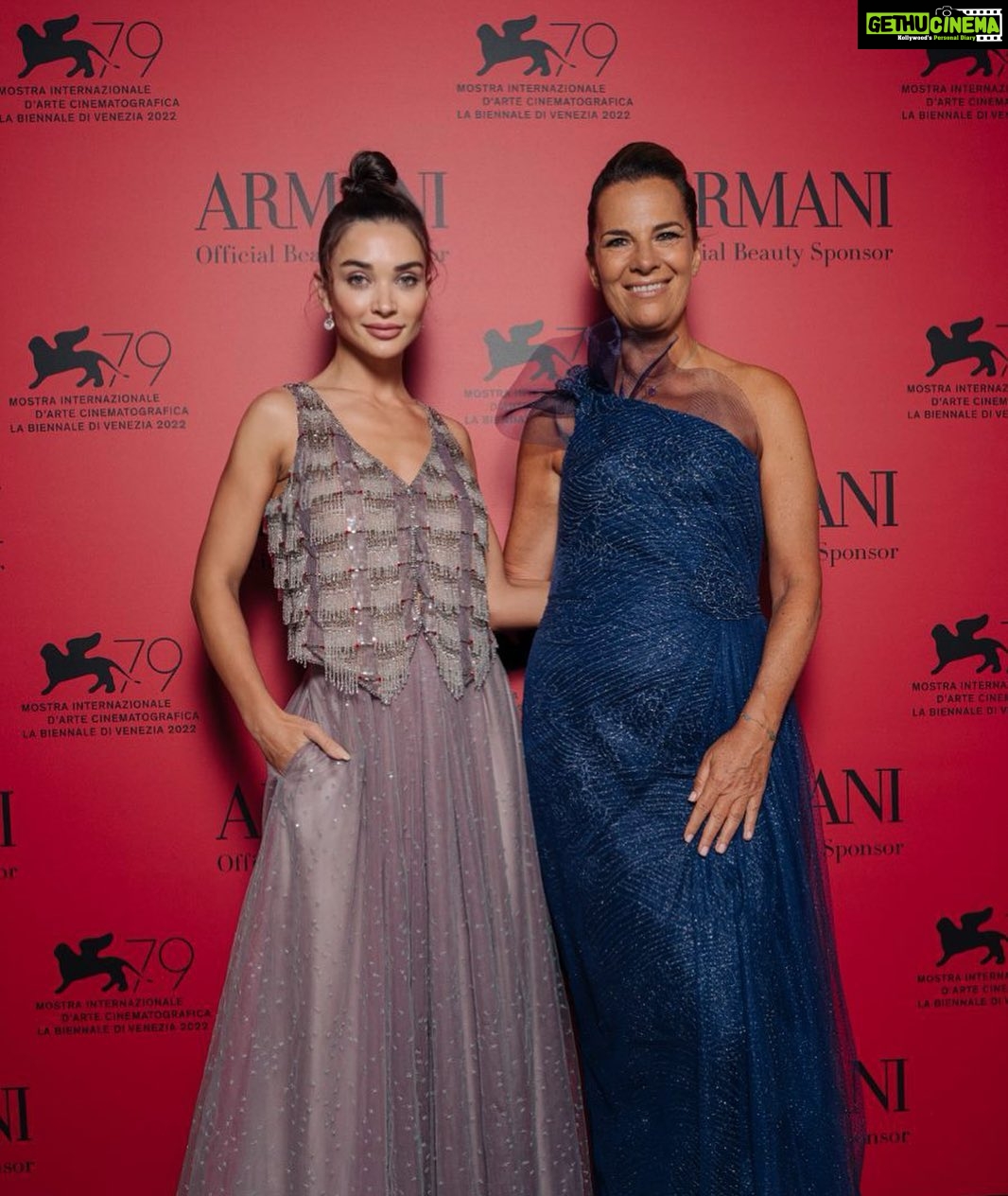 Amy Jackson Instagram - The most breathtaking weekend celebrating cinema at #Venezia79 with my @armanibeauty family. Peggy Guggenheim’s palazzo turned art museum was our hangout for the evening - so so special! Thankyou #RobertaArmani , Liz , Vicky , Catherine , Chloe and the entire team 👏🏼 & @emzsherwood what would I do without youuuuu 😛 @patrickwilson you da 💣 ! Thankyou Chloe @giorgioarmani for the look ✨ The Peggy Guggenheim Collection