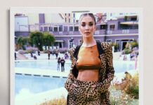 Amy Jackson Instagram - THE SHANIA OUTFIT OF DREAMS A cheeky lil morning in Milan with #saracavazzafacchini for @gennyofficial 🇮🇹 Thankyou to my love @massimoserini.official for getting me #MFW ready 🫶🏼 Milan, Italy