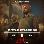 Amyra Dastur Instagram - Presenting the ‘Jogi’ album - songs that reflect the spirit of Jogi 🕊 Jogi Album OUT now 🎶🎵🎶 #jogi #jogionnetflix @netflix_in @juliuspackiam @zookthespook @rajranjodhofficial @koo_ba_koo @iamshadabfaridi @richasharmaofficial @nehabhasin4u @devenderpallive @abhisheknailwal @bhasinrashi @amandeepjolly3 @smriti_minocha @joelcrasto.zoel @tanishklalla_ @therealchrisathens @pinat @5am.audio @ihimanshumehra @aliabbaszafar @aazfilms @sukhmanisadana @diljitdosanjh @amyradastur93 @mohdzeeshanayyub @hitentejwani @pareshpahuja @kumudkmishra