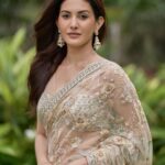 Amyra Dastur Instagram - 🕊 . . . Wearing @shyamalbhumika for the trailer launch of #jogionnetflix ✨ Styled by @malvika_tater Earrings @gehnajewellers1 Rings @anmoljewellers MUA @miimoglam Hair by @hairgaragebynatasha Shot by @dieppj Taj Lands End, Mumbai