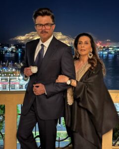 Anil Kapoor Instagram - Love, Double Shot Espresso, Camera & Action… 

50years of @stefanoricciofficial at Luxor, Egypt.