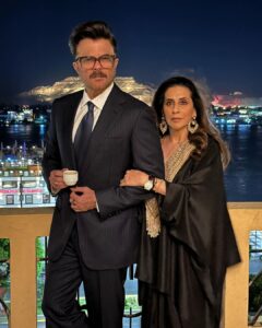 Anil Kapoor Instagram - Love, Double Shot Espresso, Camera & Action… 

50years of @stefanoricciofficial at Luxor, Egypt.