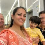 Anita Hassanandani Instagram – Nani Daadi and the posers!!