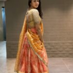 Anjana Rangan Instagram - Draped in vibrant shades. You can never go wrong with the shades of orange! #bridesofindia #destinationwedding #bridallehengas #royalwedding #diamondjewellery #bridalmakeup #handembroidery #chennaidesigners #bridalinspo #studio149 #embroidery #embroiderylove #weddingwear #weddingfashion #weddingaesthetic #bridal #bridalstyle #bridalfashion #bridallehenga #aesthetic #bridallook #weddingsareep