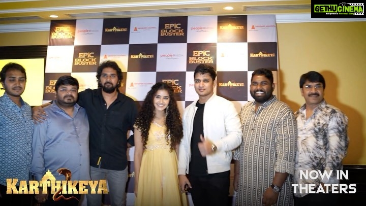 Anupama Parameswaran Instagram - DELHI THANKS FOR THE LOVE ⌠#Karthikeya2 is Blessed to have received a Phenomenal Response across India đđ˝đđ˝đđ˝ #Karthikeya2Hindi @anupamaparameswaran96 @actorysr @harshachemudu @abhishekofficl @tgvishwaprasad @aaartsofficial @peoplemediafactory