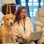 Anushka Sen Instagram - college days 🦦🫶 with my study buddy 😽